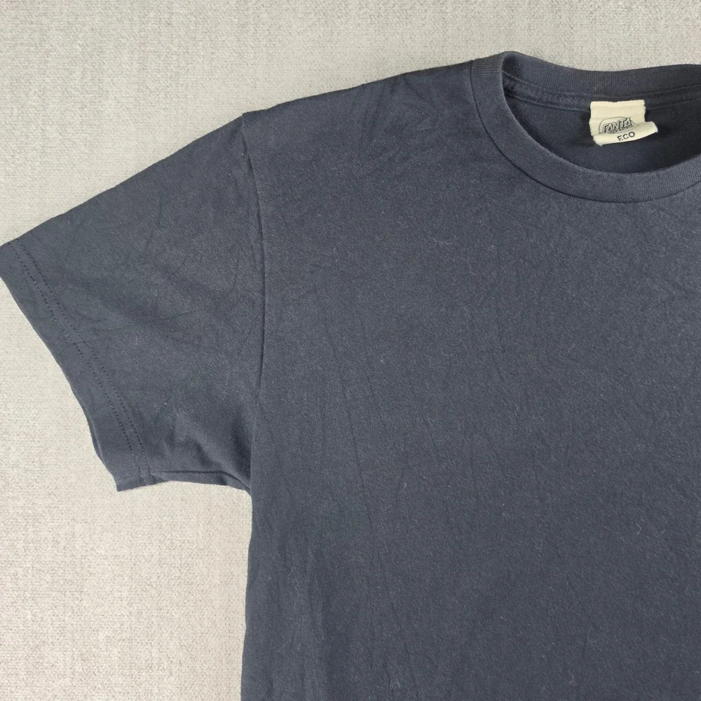 Santa Cruz Graphic T-Shirt Mens Small Black Green Logo Eco Tee